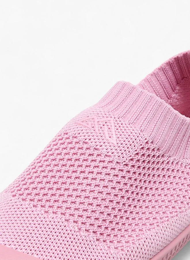 Oaklan by Shoexpress PINK Textured Slip-On Sports Shoes for Women | Best Price UAE