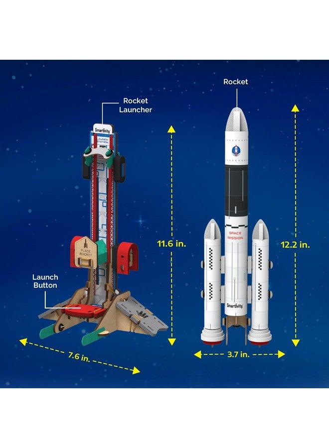 سمارتيفيتي مجموعة قاذفة صواريخ سمارتيفيتي للأطفال من سن ٦، ٧، ٨، ٩، ١٠، ١١، ١٢ عامًا | اصنع صاروخك وقاذفتك بنفسك | هدايا عيد ميلاد للأولاد والبنات | لعبة علوم STEM اصنعها بنفسك للأطفال من سن ٦ إلى ١٢ عامًا - Image 4