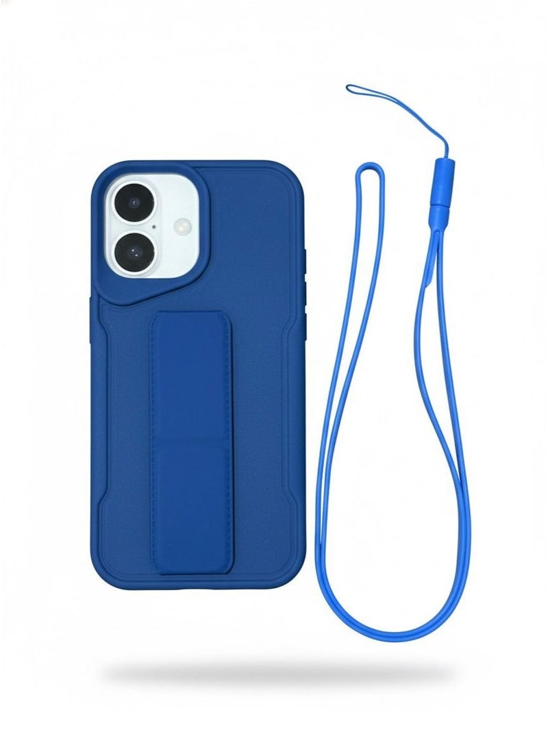 Magsafe For iPhone 17  MagSafe ROYAL BLUE  SlimPhone Cover which comes with phone holder and lanyard - Image 1