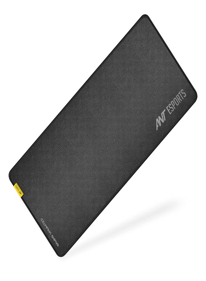ANT الرياضات الإلكترونية لوحة ماوس الألعاب Ant Esports MP320S - مقاس XL - كبيرة الحجم مع حواف مخيطة، قاعدة مقاومة للماء وغير قابلة للانزلاق للألعاب والمكتب - أسود - Image 1