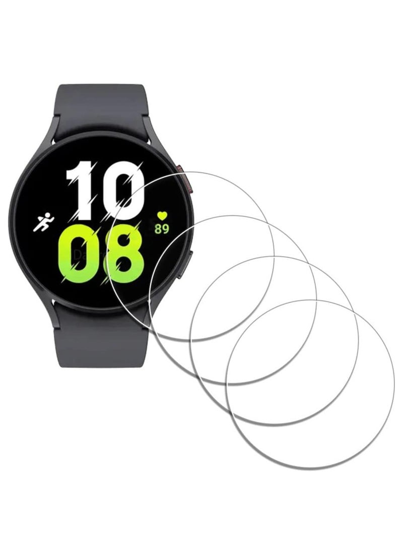 SARAOONT Samsung Galaxy Watch 4 40mm 4 Pack 10H Glass Screen Protector Anti Scratch HD Clarity Bubble Free Easy Install - Image 1