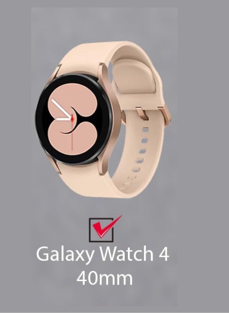SARAOONT Samsung Galaxy Watch 4 40mm 4 Pack 10H Glass Screen Protector Anti Scratch HD Clarity Bubble Free Easy Install - Image 2