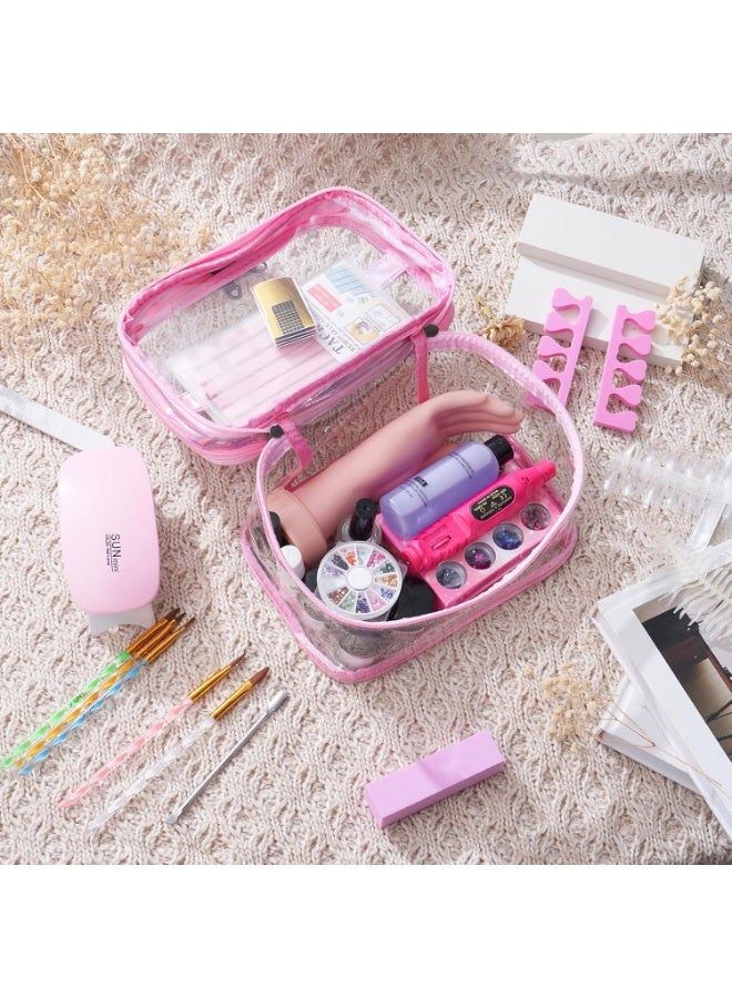 Bukela Acrylic Nail Kit with Everything You Need: Beginner's Practice Set with Acrylic Powder and Liquid, UV Lamp, and Nail File. Includes a Gift Bag for Home or Professional Use (Bag - Image 3