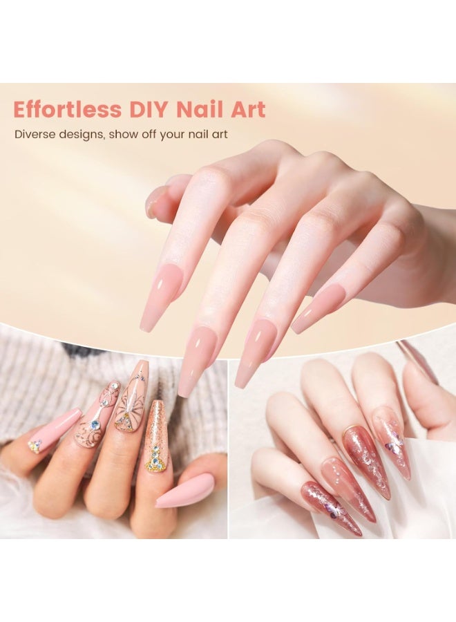 Bukela Acrylic Nail Kit with Everything You Need: Beginner's Practice Set with Acrylic Powder and Liquid, UV Lamp, and Nail File. Includes a Gift Bag for Home or Professional Use (Bag - Image 2