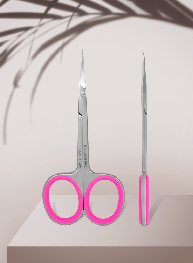 STALEKS PRO Professional Cuticle Scissors with Hook -  SMART 41 | TYPE 3 - Image 1