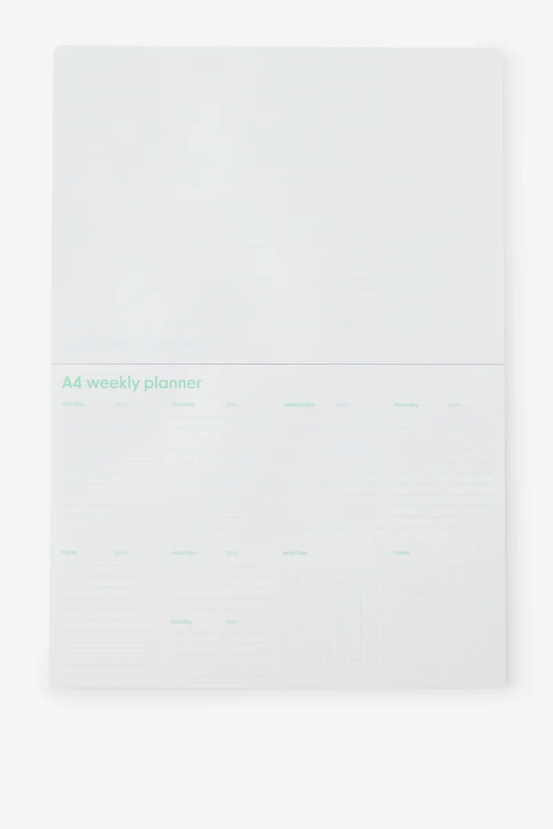 تايبو A4 WEEKLY NOTEPAD PLANNER
