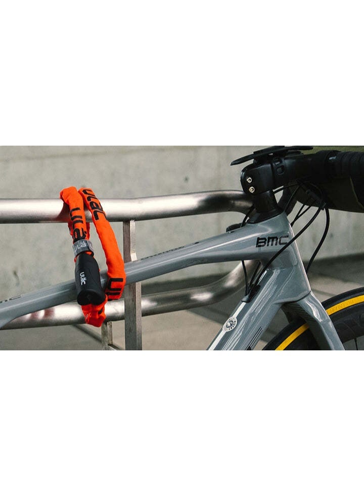 Ulac Eurostile Steel Chain Lock Orange - Image 2