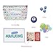 Jongyance American Mahjong Tile SetBlue with Carrying Bag and Accessories 160 Acrylic Engraved Mahjong Tiles - Image 4