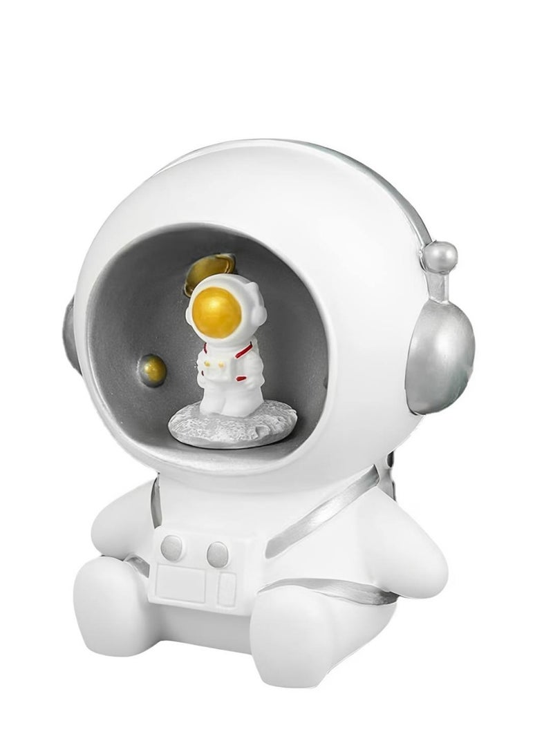 2 in 1 Astronaut Piggy Bank and Night Light for Kids Room Decor - Image 1