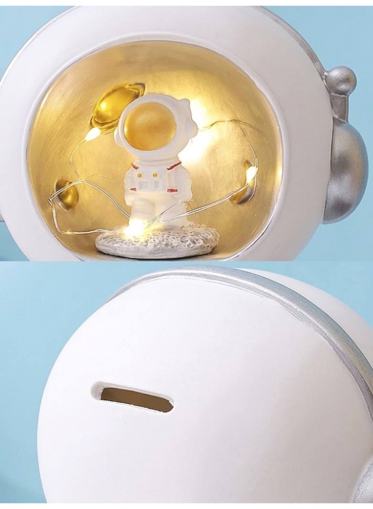 2 in 1 Astronaut Piggy Bank and Night Light for Kids Room Decor - Image 3