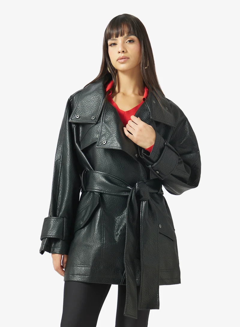 Topshop Coated Jacket