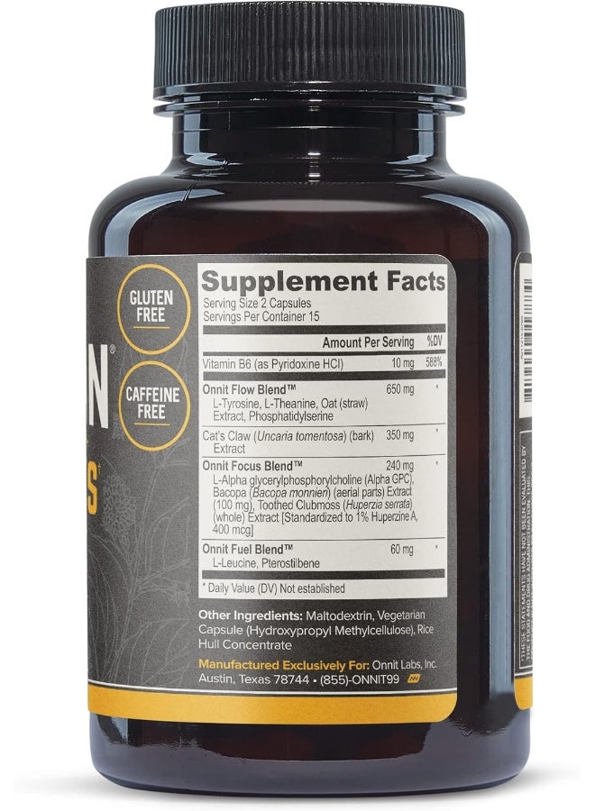 Onnit Alpha Nootropic Brain Booster Supplement (30Ct) - Image 4