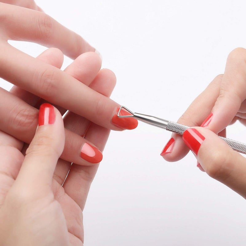YINYIN Cuticle Trimmer with Cuticle Pusher and Cutter, Professional Stainless Steel Nippers, Cutter Clippers, Cuticle Remover, Pedicure Manicure Tools for Fingernails and Toenails, Sliver - Image 4