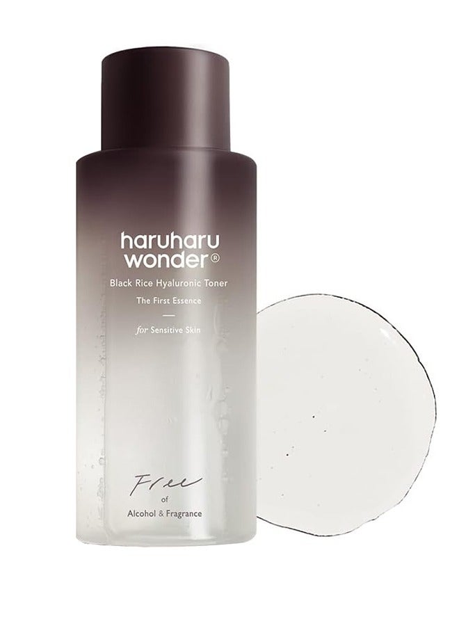 HARUHARU Wonder Black Rice Hyaluronic Toner, The First Essence, Vegan & Cruelty Free, Skin Soothing & Luminous Skin Tone, Fragrance Free Toner for Sensitive Skin, 5.1 fl.oz / 150ml - Image 1