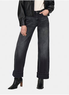 ONLY Onlella Mw Wide Fold Up Tai523 Dnm  - Image 4