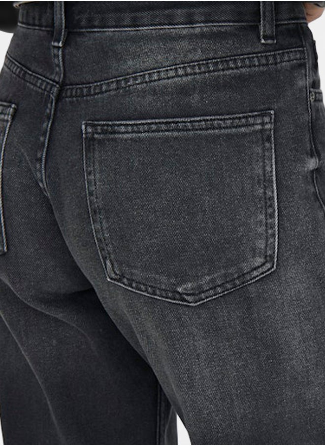 ONLY Onlella Mw Wide Fold Up Tai523 Dnm  - Image 5