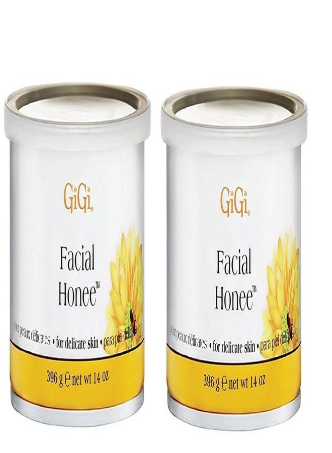 Gigi Tin Honee Wax Facial 14 Ounce Jar (Pack of 2) - Image 2
