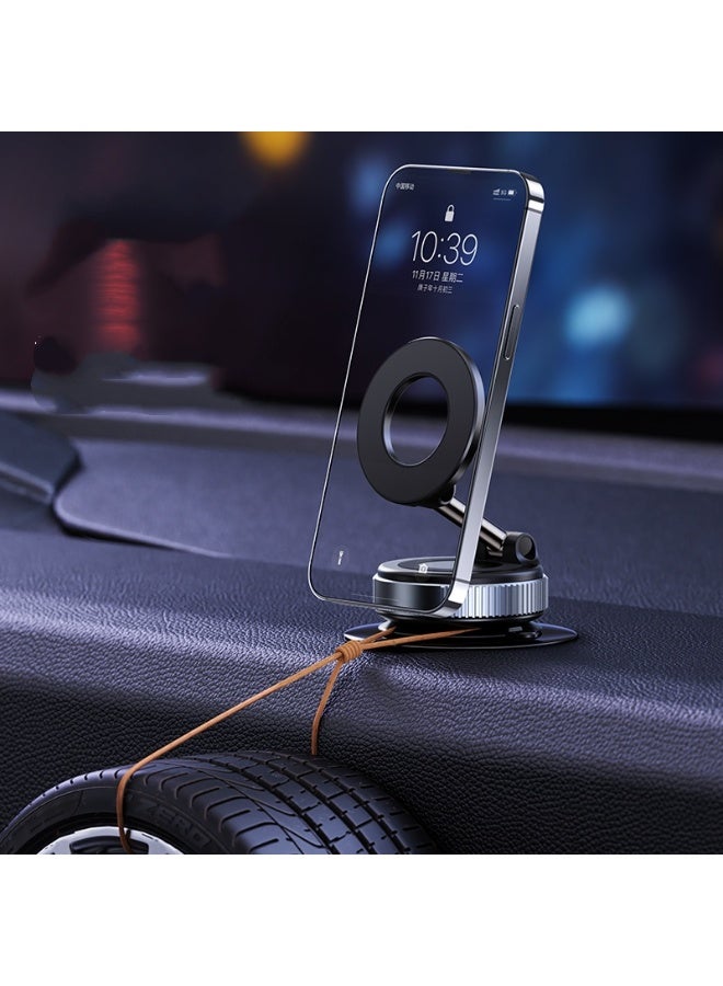 Halamodo Foldable Magnetic Vacuum Phone Holder,360 Adjustable Suction Cup Magnetic Phone Holder, Magsafe Phone Mount for Car/Windshield/Mirror/Kitchen/Gym - Image 4