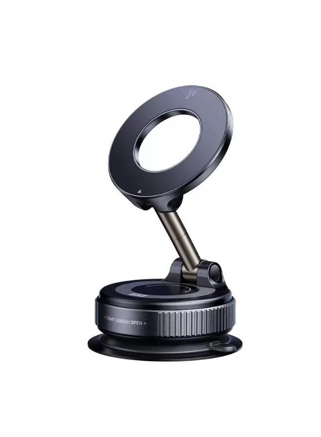 Halamodo Foldable Magnetic Vacuum Phone Holder,360 Adjustable Suction Cup Magnetic Phone Holder, Magsafe Phone Mount for Car/Windshield/Mirror/Kitchen/Gym - Image 2