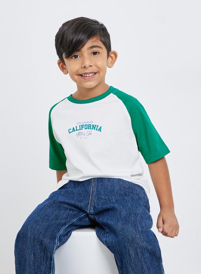 ستايلي تيشيرت بنمط كُتل الألوان - Image 3