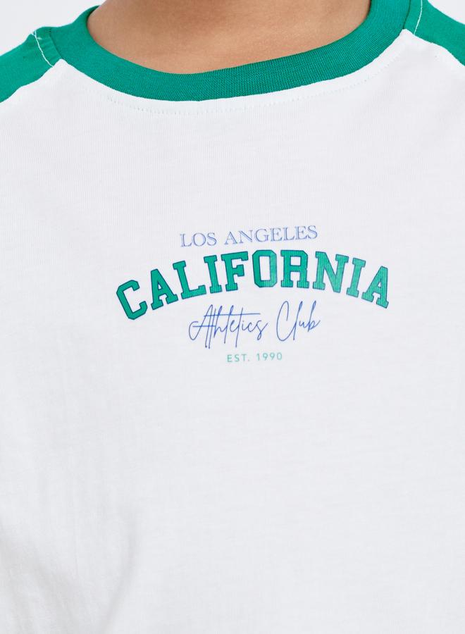 ستايلي تيشيرت بنمط كُتل الألوان - Image 4