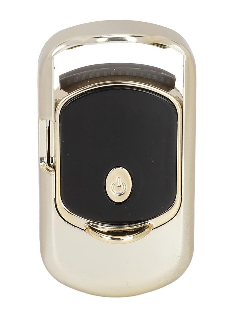 SYOSI Professional Heated Eyelash Curler with Silicone Refill Pad Curling Tool, Push Clip Design, Time Off Function, Easy to Operate, Long Lasting Effect, Rechargeable Portable Eye Lash Curlers - Image 1