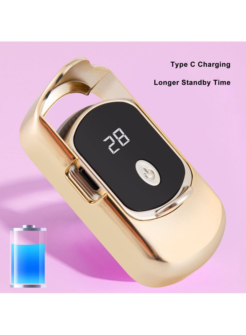 SYOSI Professional Heated Eyelash Curler with Silicone Refill Pad Curling Tool, Push Clip Design, Time Off Function, Easy to Operate, Long Lasting Effect, Rechargeable Portable Eye Lash Curlers - Image 5