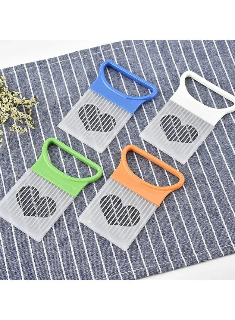 Onion Slicer and Vegetable Cutter Perfect for All Vegetables Fruits and Loosening Meats Stainless Steel Slicer Great Kitchen Gadget Multipurpose Handy Tool  - Image 4