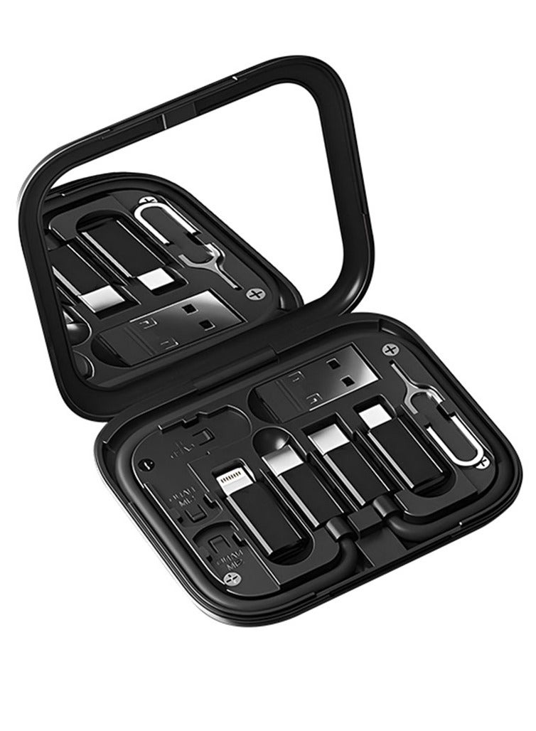 Coteetci Travel Version8-in-1 Data Cable Storage Box - Image 2