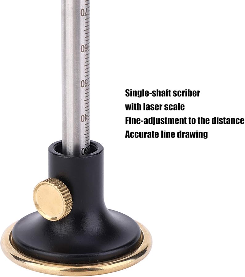 FTVOGUE Single Axis Carpenter Scriber Wheel Marking Tool For Woodworking Technical Drawing - Image 4