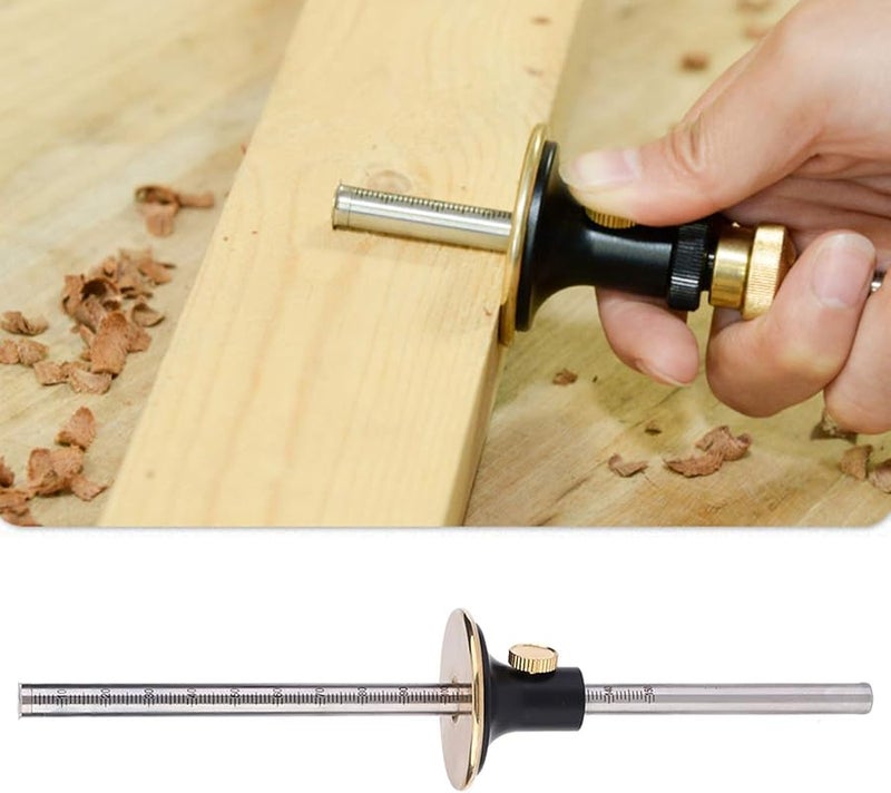 FTVOGUE Single Axis Carpenter Scriber Wheel Marking Tool For Woodworking Technical Drawing - Image 5