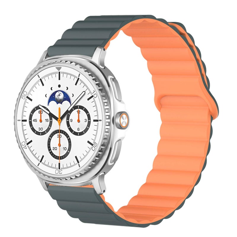 AD Green Silicone Sport Smartwatch Band Compatible with Samsung Galaxy Watch 8 Classic with Adjustable Fit Soft Strap and Quick Daily Replacement - Image 1