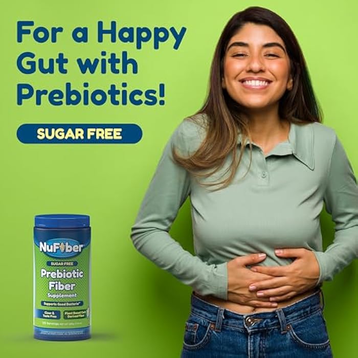 Fiber Supplement, Daily Prebiotic Fiber, 125 Servings, Clear, Grit & Taste Free, No Gluten & Sugar, Plant Based Corn Powder to Support Digestive & Gut Health - Image 5