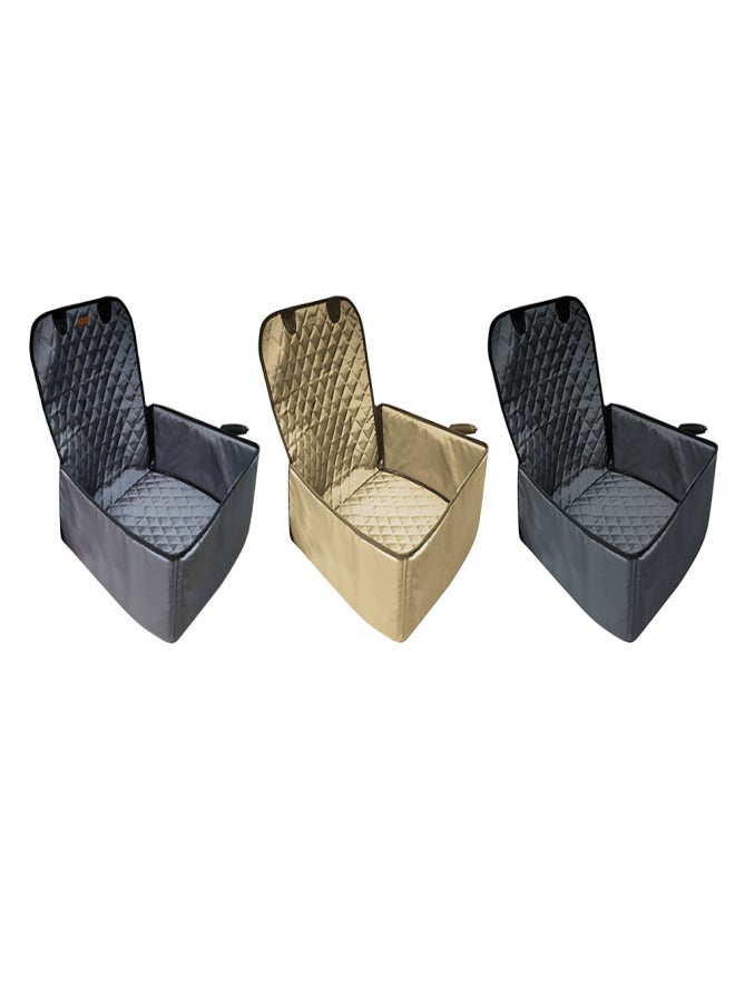 DogLemi Car Seat Cover for Pets Dog Booster Seat Water-resistant Foldable Travel Safety Seat Protector - Image 2