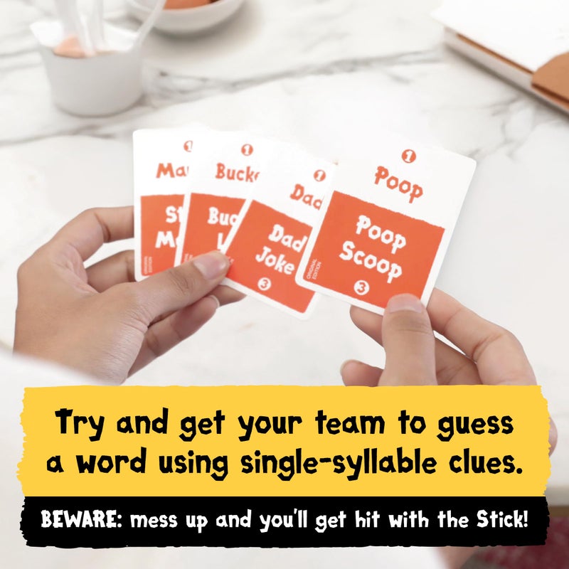 Exploding Kittens Poetry for Neanderthals 2+ Players - Ages 7+ - 15 Minutes to Play - Competitive Word Guessing Game - Party Game, Family Game Night, Kid and Adult Card Game - Image 4