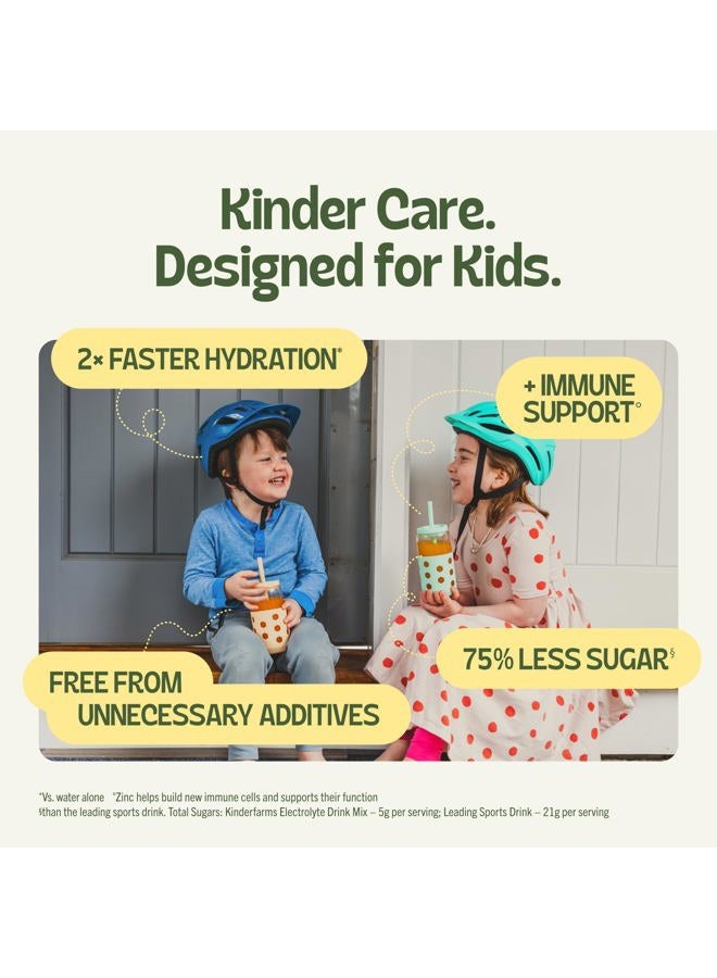 Kinderlyte Electrolyte Powder Drink Mix, Hydration Packets, No Artificial Sweeteners or Flavors, No Synthetic Dyes, Vegan, Non-GMO, Gluten Free, for Kids and Adults, Fruit Punch (16 Count) - Image 3