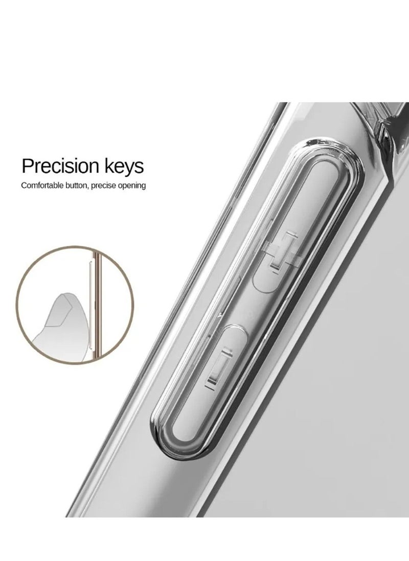 Techie - Motorola Edge 50 Fusion TPU Soft Corner Ultra Slim Clear Case Shockproof Anti Fingerprint Transparent Protective Back Cover - Image 1