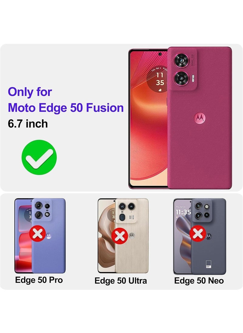 Techie - Motorola Edge 50 Fusion TPU Soft Corner Ultra Slim Clear Case Shockproof Anti Fingerprint Transparent Protective Back Cover - Image 1