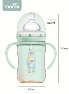 PPSU Baby Feeding Bottle With Silicone Nipples And Handle for Newborn Anti Colic Flatulence 180ml - pzsku/Z70EA2ABDBE686B69D68EZ/45/_/1668499492/7815acca-7fc8-4056-aa26-e952fc277131