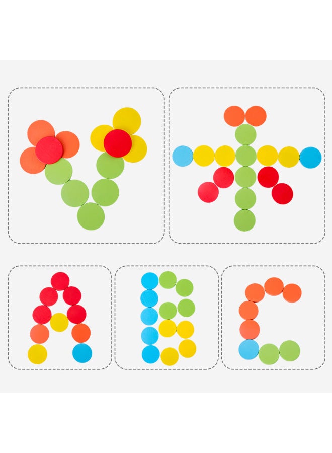 Baby's Cognitive Distinguishing Color Classification Cup Children's Montessori Teaching Aaids Early Childhood Education Matching Intelligence Brain Toys-Color:Color Classification Cup - Image 4