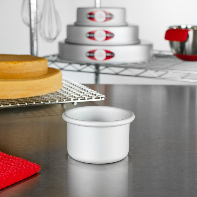 Fat Daddio's Anodized Aluminum Round Cake Pans, 6 Piece Set, 3 x 2 Inch - Image 3