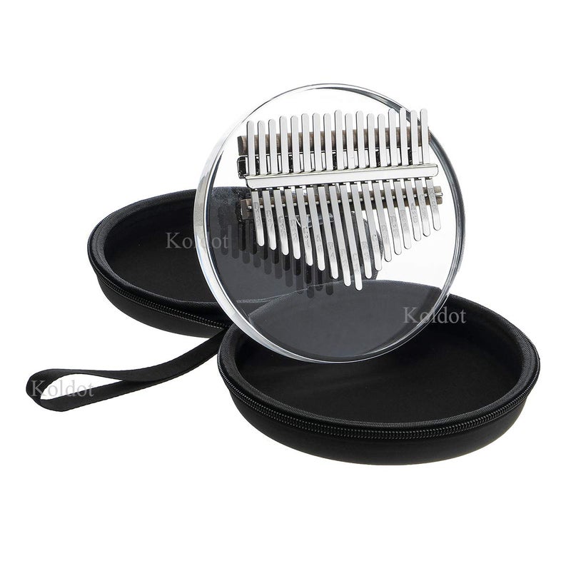 Koldot Kalimba Thumb Piano 17 Key Solid Finger Piano Clear Body Cute Crystal Acrylic Kalimba With Hard Case Gifts with Tuning Hammer - Image 1