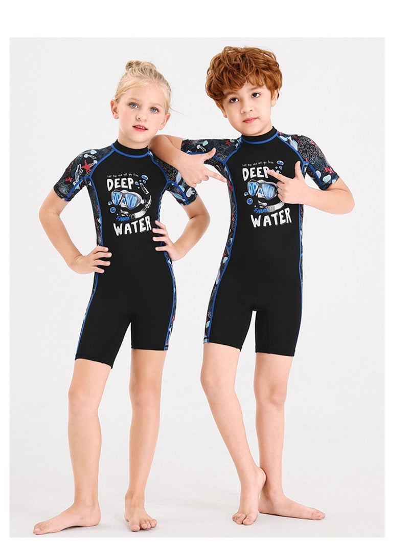 DIVE & SAIL Keep Warm Children Diving Suit Three-layer High Elastic Wetsuit For GirlsAnd Boys - Image 1