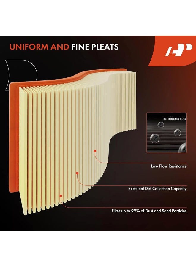 A-Premium Engine Air Filter Compatible with Ford Edge, Fusion, GT & Lincoln Continental, MKX, MKZ, Nautilus, 2013-2023, Flexible Panel - Image 4