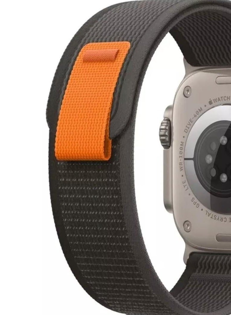 سوار ابل الجديد شكل رائع جذاب عصري لون اسود مع رمادي  مقاس 42 - Image 3