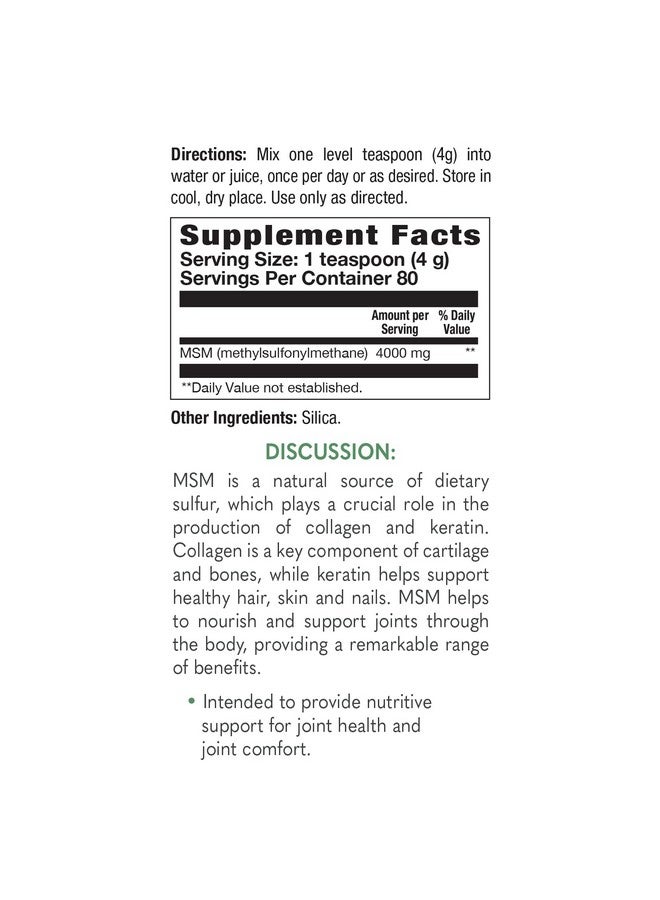 Natural Balance MSM | 320g - Image 2