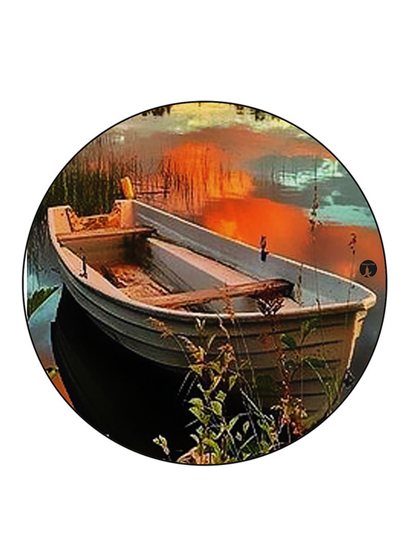 RKN Boat Printed Mouse Pad Multicolour