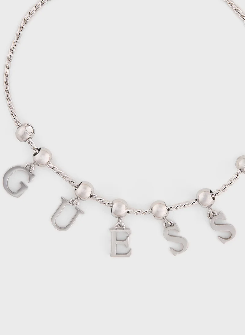 GUESS Adjustable Charm Bracelet