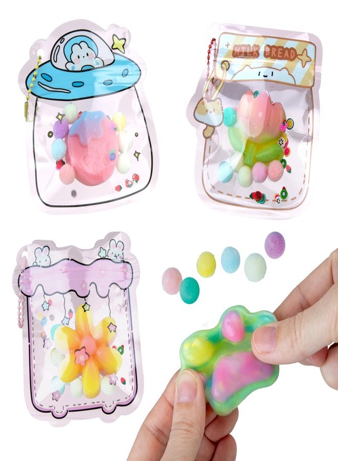 ORB Tabalicious Ultra DIY TABA Squishy Kit - TABA Squishy Making Kit to Make Your Own Paw, Food, and Flower Squishies - Fun Crafts for Kids - Silicone Mold, Mix, Colors, More for 6 Cute Toy Squishies - Image 4