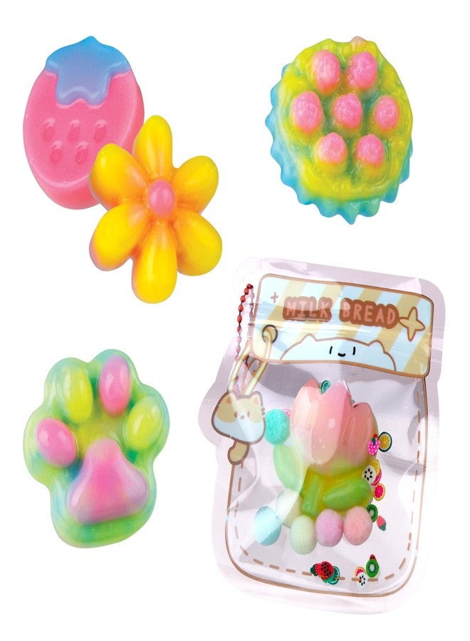 ORB Tabalicious Ultra DIY TABA Squishy Kit - TABA Squishy Making Kit to Make Your Own Paw, Food, and Flower Squishies - Fun Crafts for Kids - Silicone Mold, Mix, Colors, More for 6 Cute Toy Squishies - Image 3